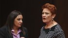Jacqui Lambie and Pauline Hanson