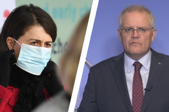 NSW Premier Gladys Berejiklian and Prime Minister Scott Morrison are expected to announce a rescue package for Sydney businesses as early as Tuesday.