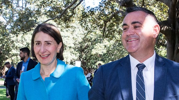 Gladys Berejiklian and John Barilaro have announced their new cabinet. 