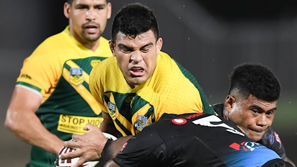 Case to answer: David Fifita playing against Fiji for the PM's XIII.