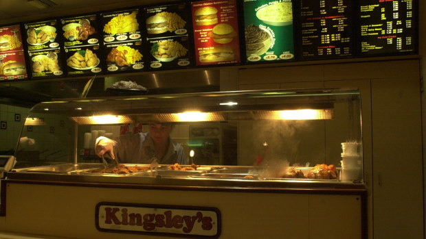 The Queanbeyan Kingsley's Chicken store in 2000.