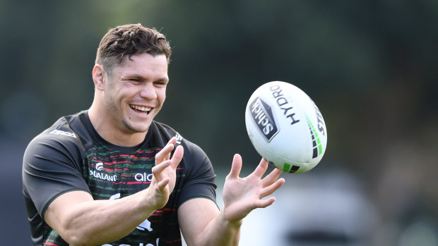 Fresh start: James Roberts says he is settled on and off the field at Souths.