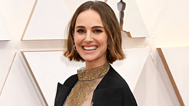 Natalie Portman, pictured at the Oscars, has been making salad on Instagram. 