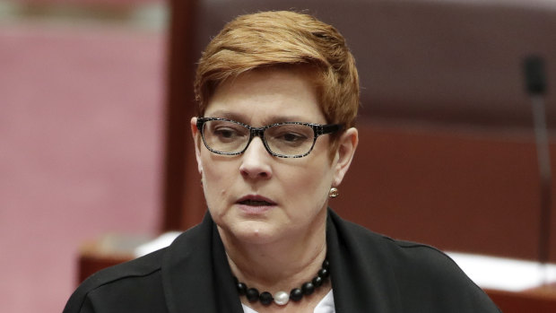 Foreign Minister Marise Payne said the unrest in Hong Kong was no reason at this point to halt a free trade agreement.
