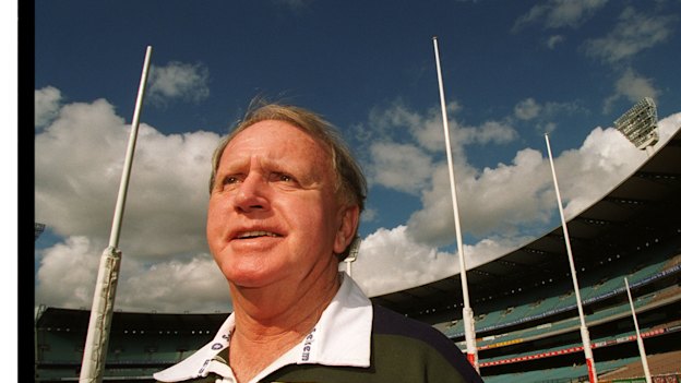 Commentator Mike Williamson, photographed in 1996.