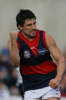 Russell Robertson kicked more than 400 goals for the Demons.
