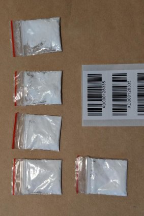 Cocaine allegedly seized by police.