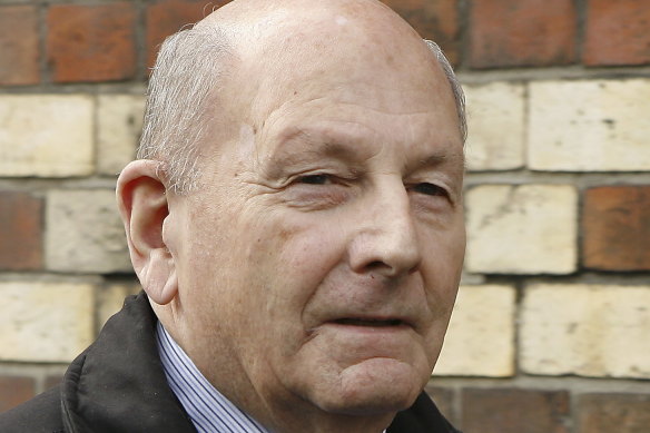 Rodger Moloney outside the Christchurch District Court in 2009.