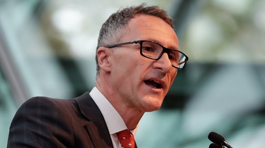 Greens leader Richard Di Natale says the election result was a "complete shock" to him. 