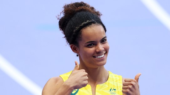Torrie lewis was the face of Australian Aths team for the Paris Olympics 