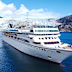 The Villa Vie Odyssey is a residential cruise ship offering a continuous world cruise, but has now run out of fuel.