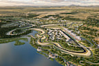 A render of the Bugesera circuit in Rwanda, which will host Formula 1 on a 10-year deal from the “early 2030s”.