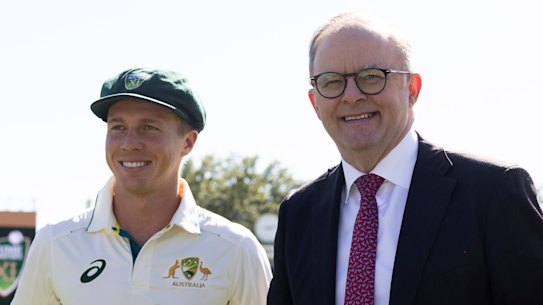 Nathan McSweeney captained the PM’s XI in 2023.
