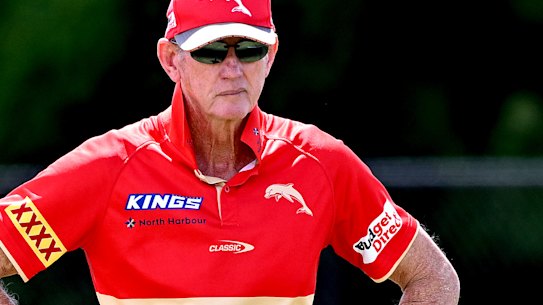 Dolphins coach Wayne Bennett.