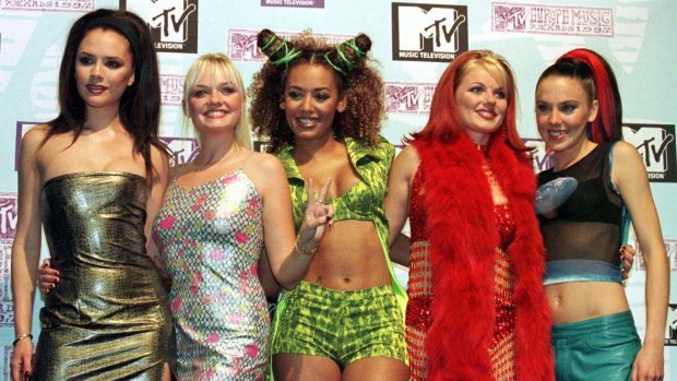 Back in the day ... the Spice Girls (Beckham is on the far left) in 1997.