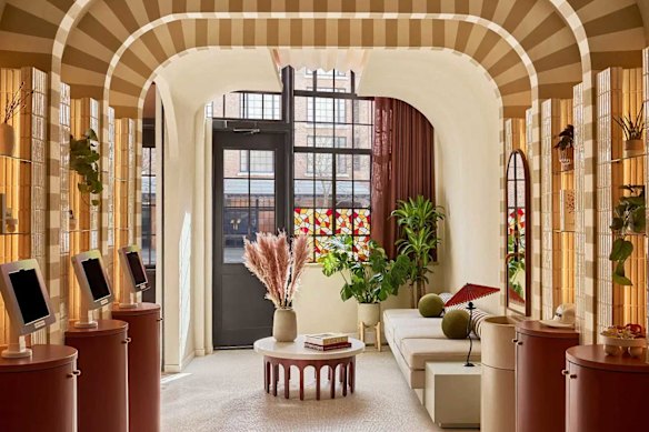 Now Now in Manhattan sells itself as a hotel but only offers ‘sleeper cabins’, with rates starting from $US125 ($189) per night.