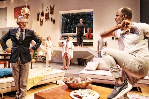 Geoff Morrell, left, and Tony Briggs in Black Is The New White.