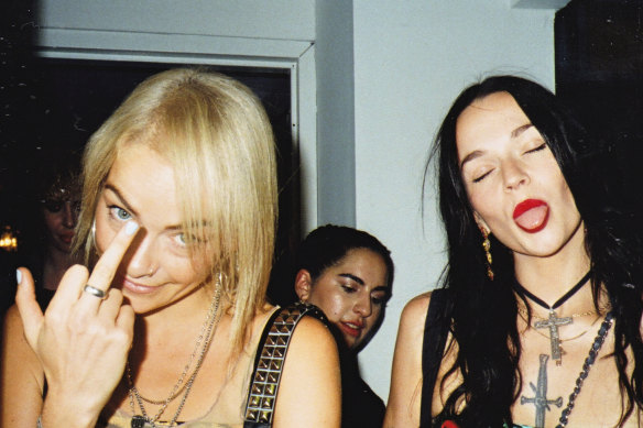 Fashion designers Cami James and Nadia Napreychikov – aka DI$COUNT UNIVER$E.