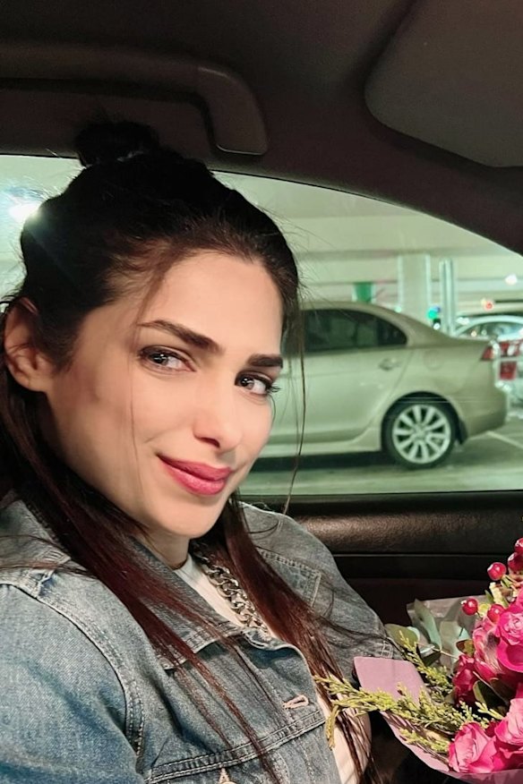 Iranian refugee Fatemeh Lahmidi.