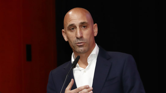 Luis Rubiales says he is the victim of a smear campaign.