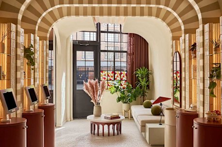 Now Now in Manhattan sells itself as a hotel but only offers ‘sleeper cabins’, with rates starting from $US125 ($189) per night.