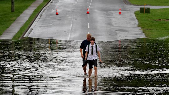 Storms and heavy rain could cause flash flooding in Brisbane on Thursday.