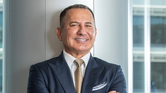 BoQ’s outgoing chief executive George Frazis.