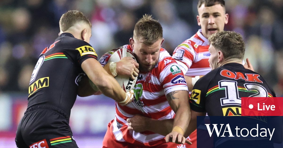 DW स्टेडियममा Penrith Panthers v Wigan Warriors