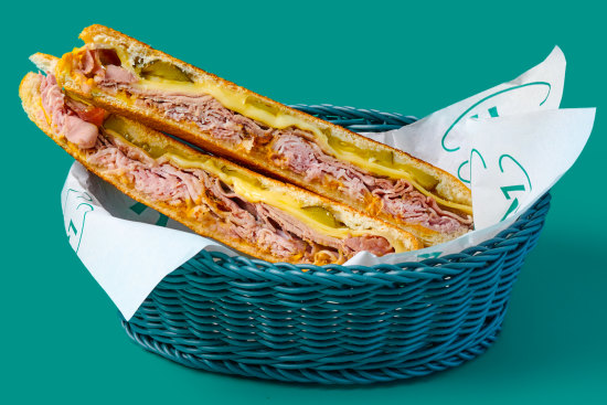 Little Havana’s signature Cuban sandwich.