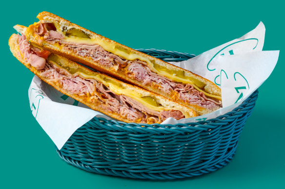 Little Havana’s signature Cuban sandwich.