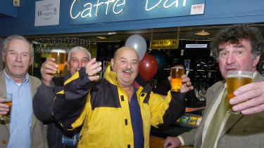 Happy patrons of the club in 2006.