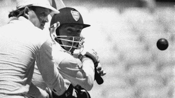 Pedigree: Bayliss on his way to an unbeaten century against WA at the SCG in 1991.