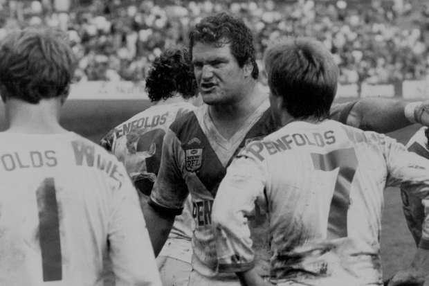 Craig Young lays down the law after the Dragons let in a try.