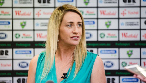 Canberra United coach Heather Garriock is the exception to the rule in soccer coaching. 