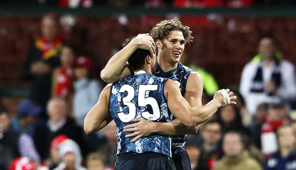 Ed and Charlie Curnow have only played 53 out of a possible 149 games together.