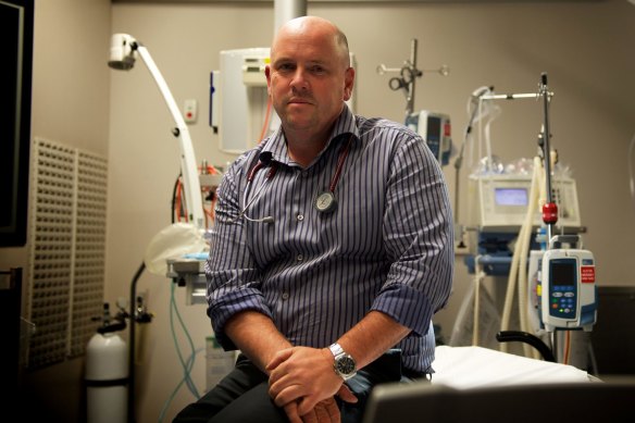 Dr Simon Judkins says many hospital workers are tired or on leave after a demanding year.