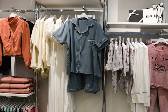A Shein showroom in Tokyo. The oil price shock from the Iran war has been spreading into the apparel trade, too.