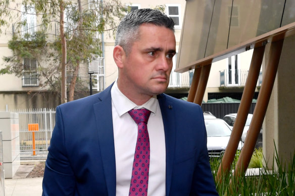 Detective Leading Senior Constable Murray Gentner in 2019.