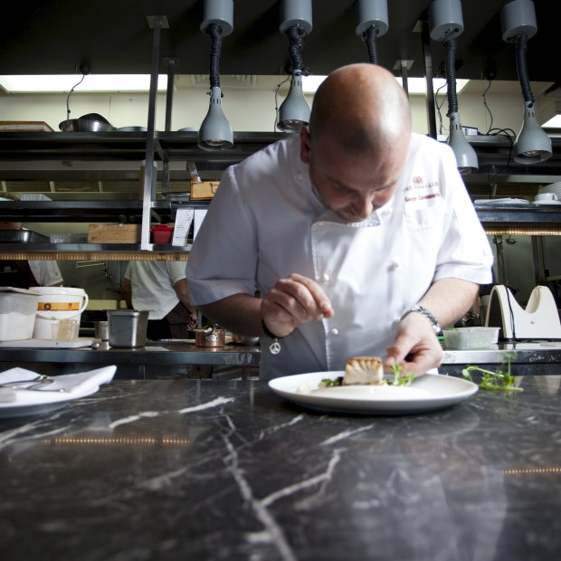 George Calombaris at the Press CLub in 2012