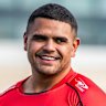 Latrell Mitchell at South Sydney training this week.