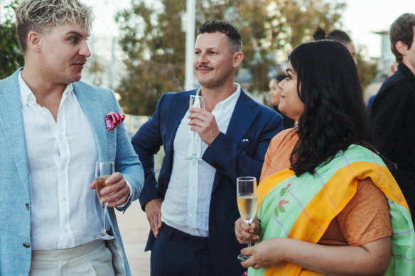 Kirk Mathew’s, Ahana Dutt, Nick Bowden from Raja in Potts Point