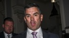 Brad Battin after winning the Liberal Party leadership on Friday.