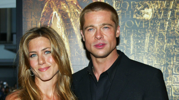 Aniston and Pitt in 2004.