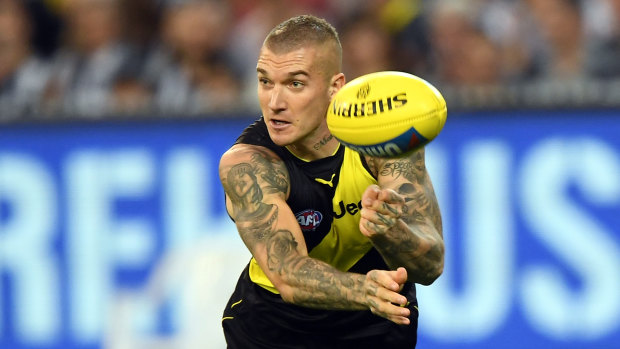 Dustin Martin will be back for the Swans.