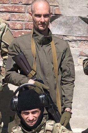 Trevor Kjeldal (top) with James Durose  (bottom) were rejected by Ukraine’s military unit due to their lack of experience.