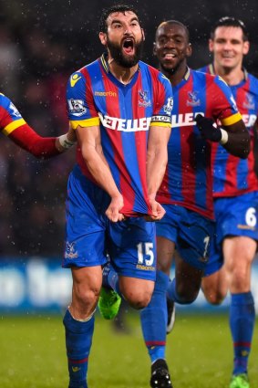 Former Socceroo captain Mile Jedinak played 165 matches for Crystal Palace.