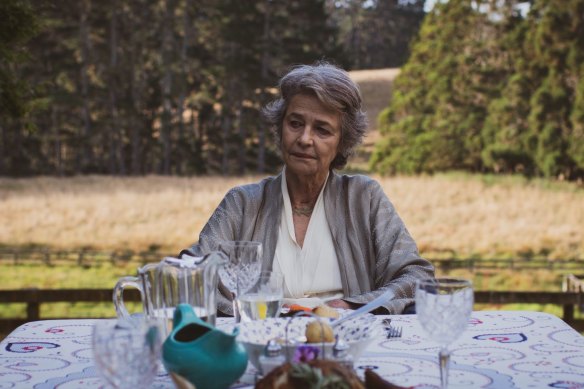 Charlotte Rampling as Ruth in Juniper. Photo: Transmission Films