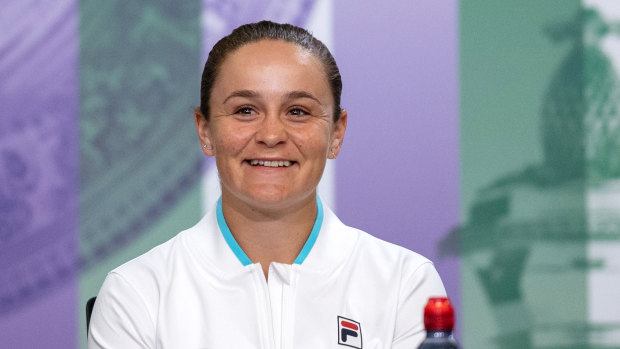 ‘I would love to be the champion here’: Barty aiming high at Wimbledon