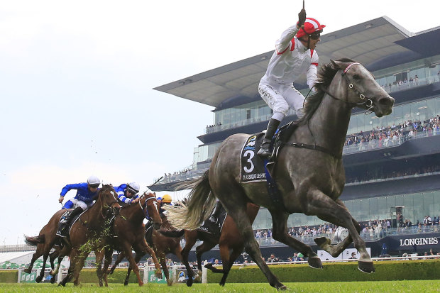 Kerrin McEvoy on Classique Legend wins The Everest in 2020.