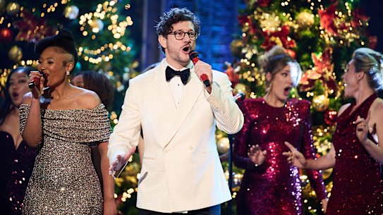 Rob Mills gets into the spirit in A Very (Musical) Christmas.